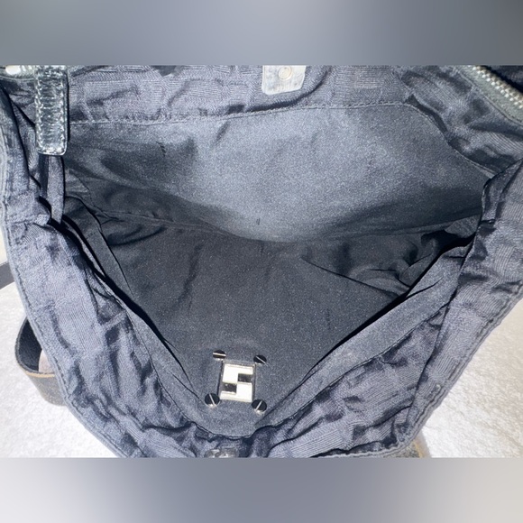 Fendi Vintage Zucca Canvas Black Tote Bag… - Picture 8 of 16